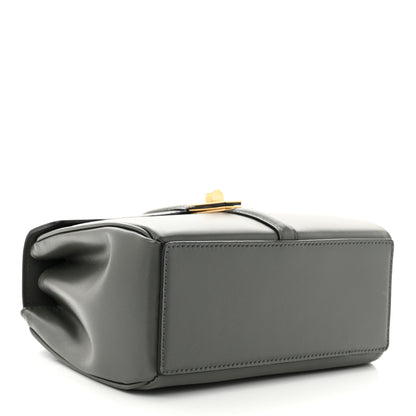 Celine Satinated Calfskin Mini 16 Top Handle Bag Grey 4 of 9