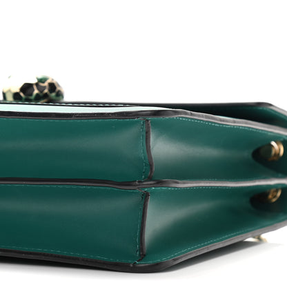 Bulgari Calfskin Serpenti Forever Shoulder Bag Emerald Green 8 of 8