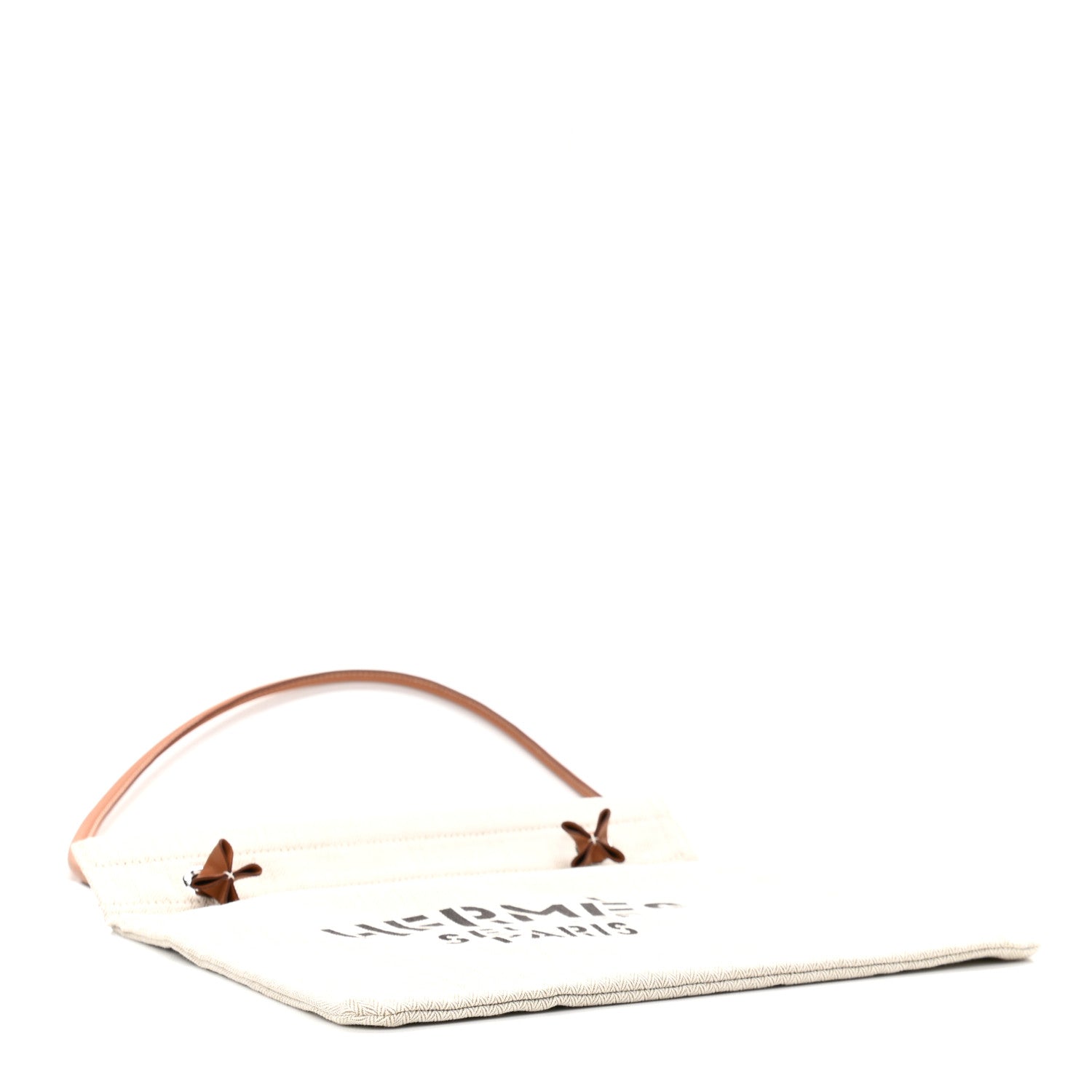 Hermes Canvas Swift Aline Grooming Bag Gold 4 of 10