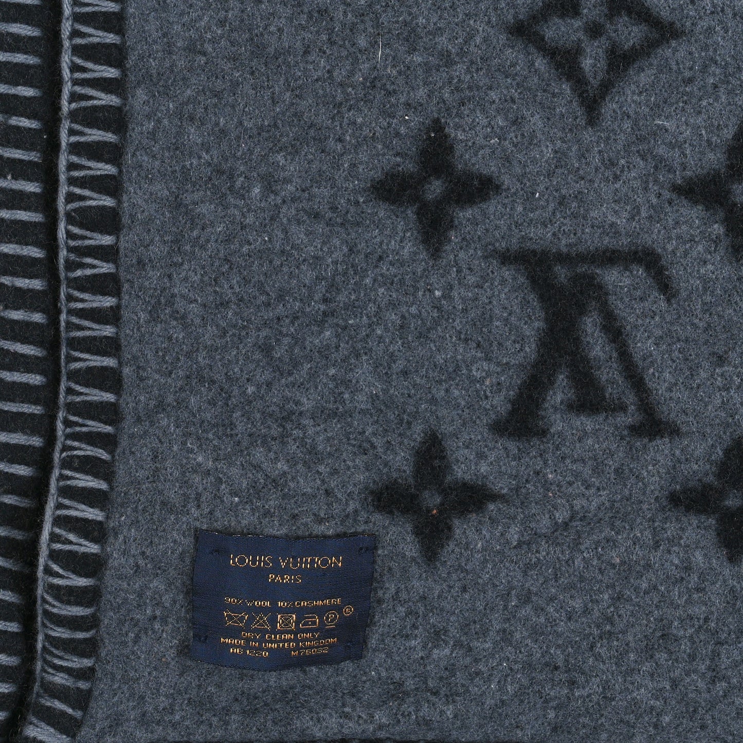 Wool Monogram Blanket