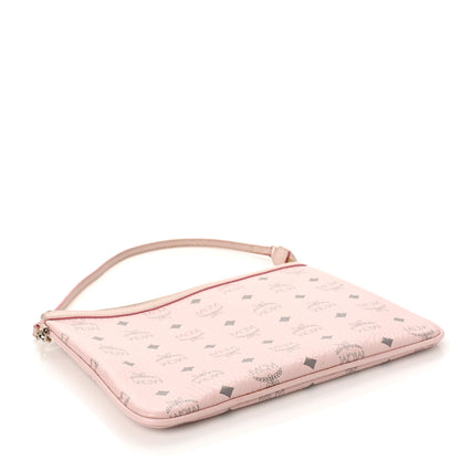 MCM Visetos Liz Shopper Tote Pouch Light Pink 4 of 12