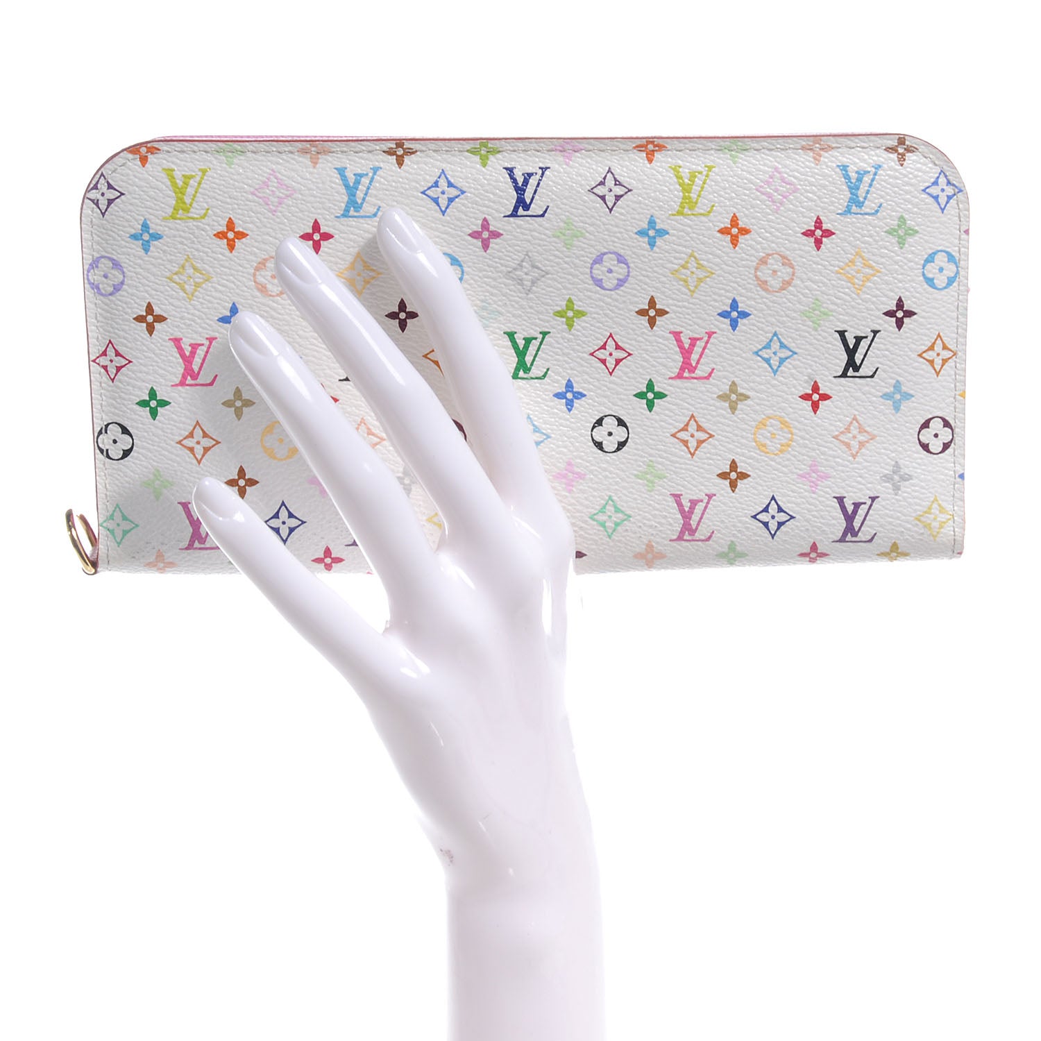Louis Vuitton Monogram Multicolor Insolite Wallet Litchi 2 of 8