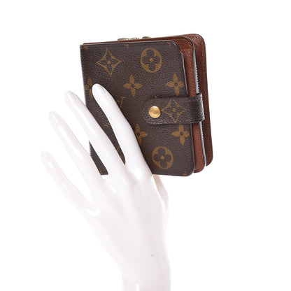 Louis Vuitton Monogram Compact Zippe Zipped Wallet 2 of 9
