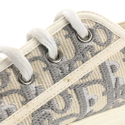 Christian Dior Canvas Oblique Walk'N'Dior Low Top Sneakers 39 Grey Stone 10 of 11