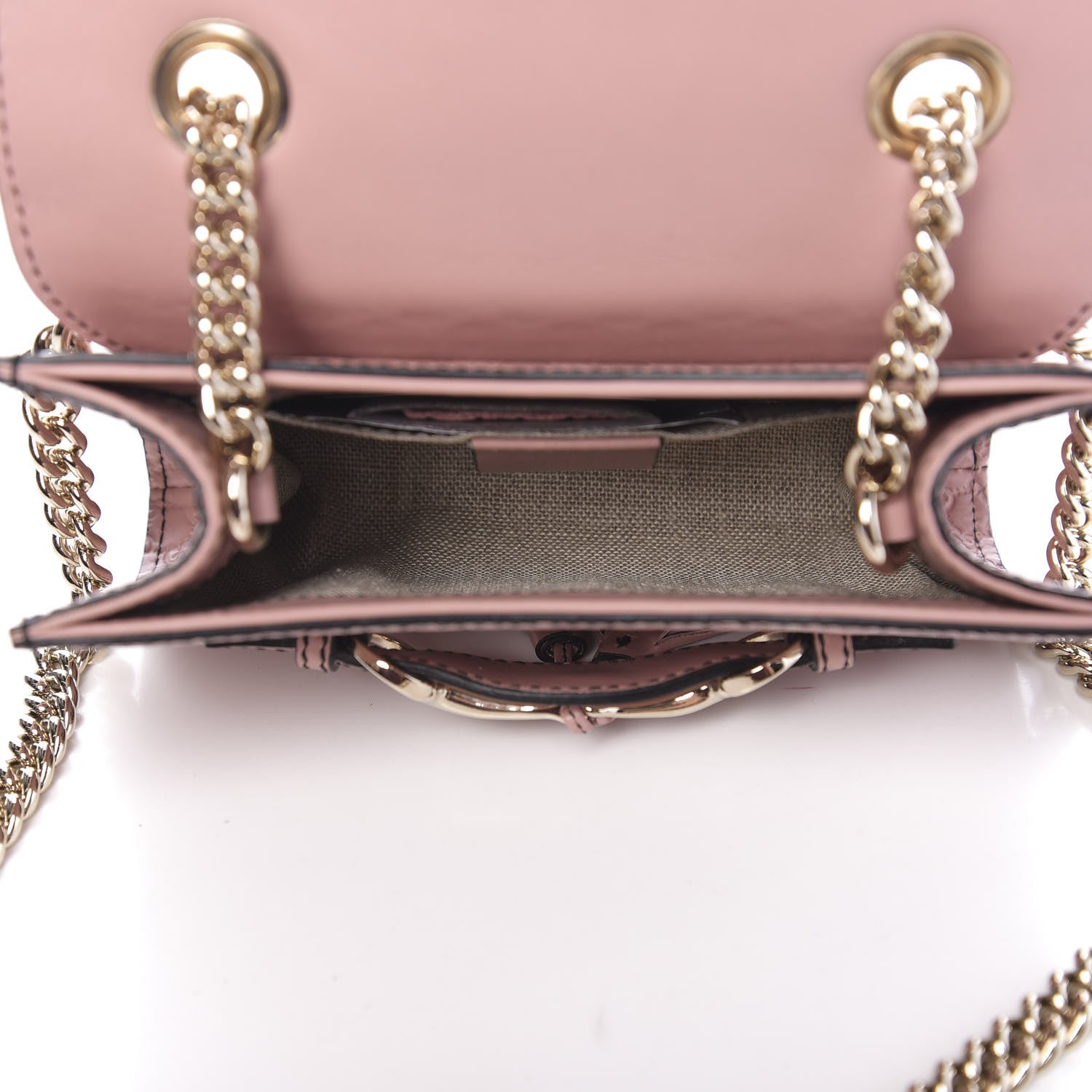 Gucci Microguccissima Mini Emily Shoulder Bag Soft Pink 5 of 10