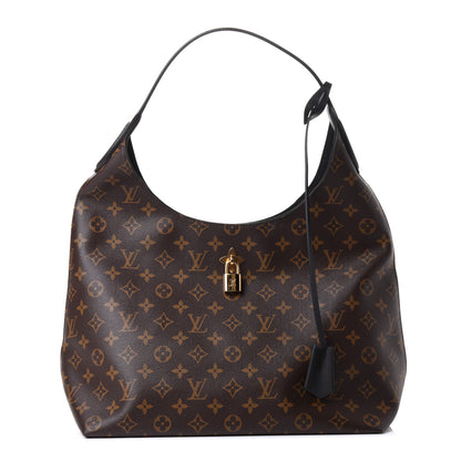 Louis Vuitton Monogram Flower Hobo Black 1 of 11