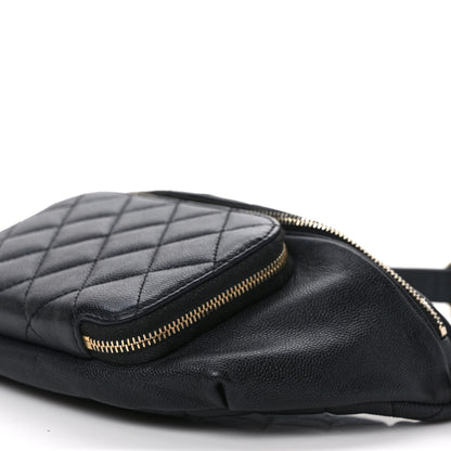 Chanel Caviar Quilted Business Affinity Waist Belt Bag Black 9 of 9