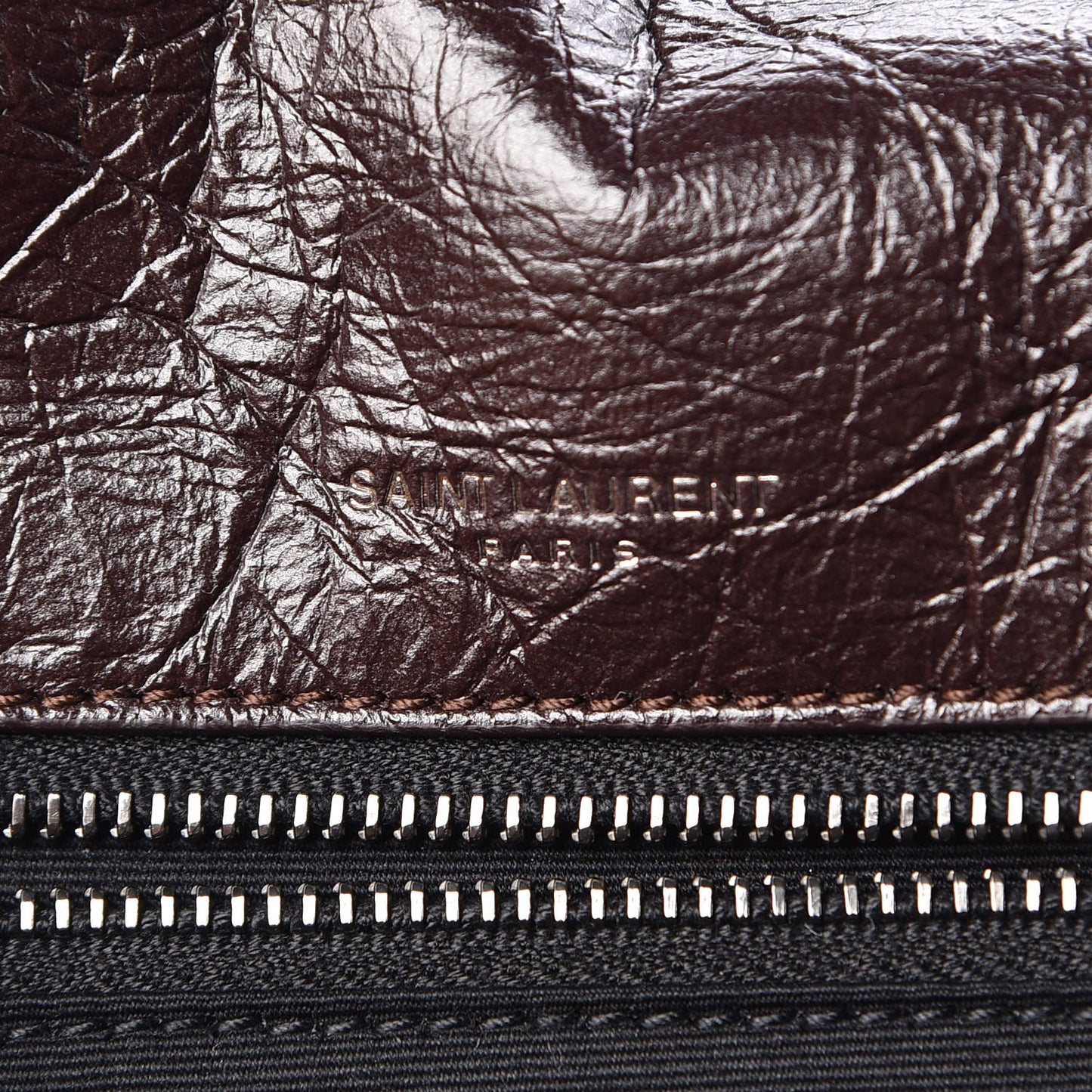 Crinkled Calfskin Matelasse Monogram Medium Niki Chain Satchel Tulip