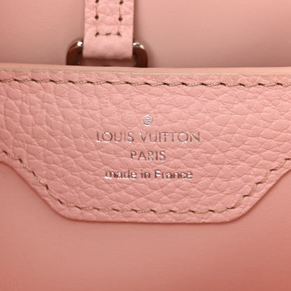 Louis Vuitton Taurillon Braided Capucines MM Light Pink 6 of 9