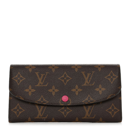 Louis Vuitton Monogram Emilie Wallet Hot Pink 1 of 8