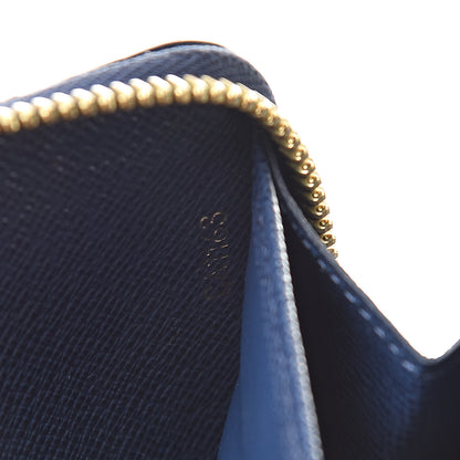 Louis Vuitton Damier Paillettes Zippy Wallet Blue 7 of 10