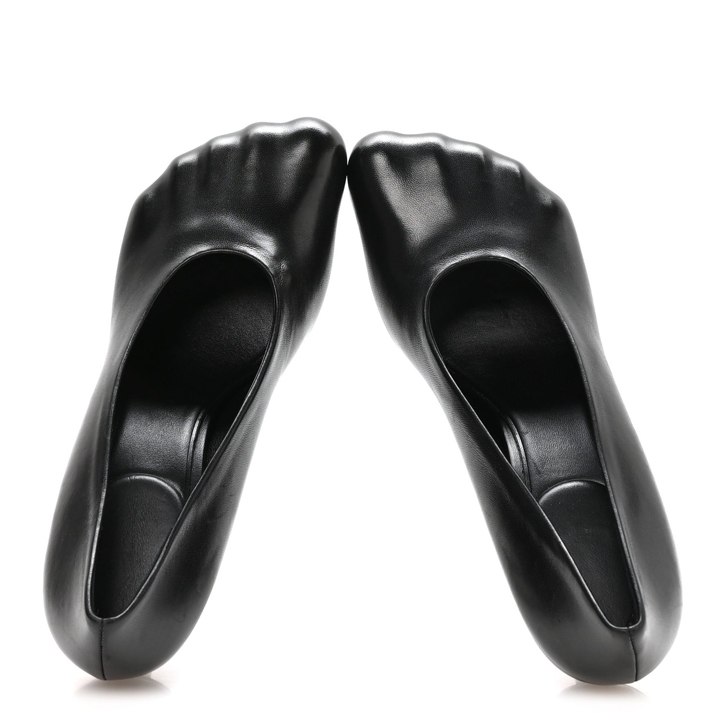 Soft Sheepskin Fetish Pump 38 Black