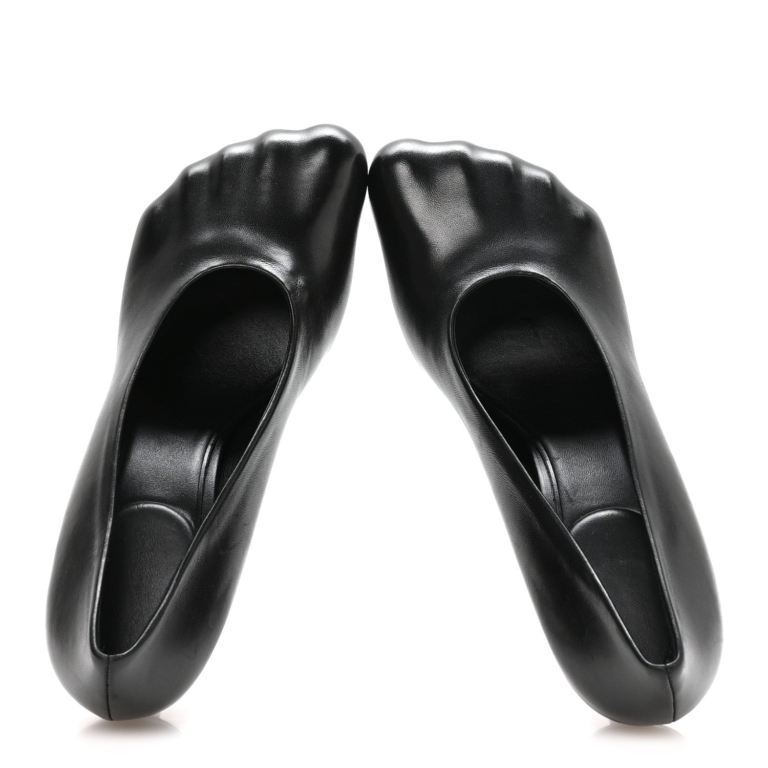 Balenciaga Soft Sheepskin Fetish Pump 38 Black 2 of 9