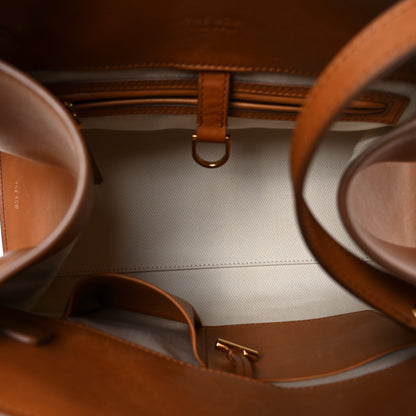 The Row Polished Saddle Calfskin Soft Margaux 12 Cuir 4 of 8