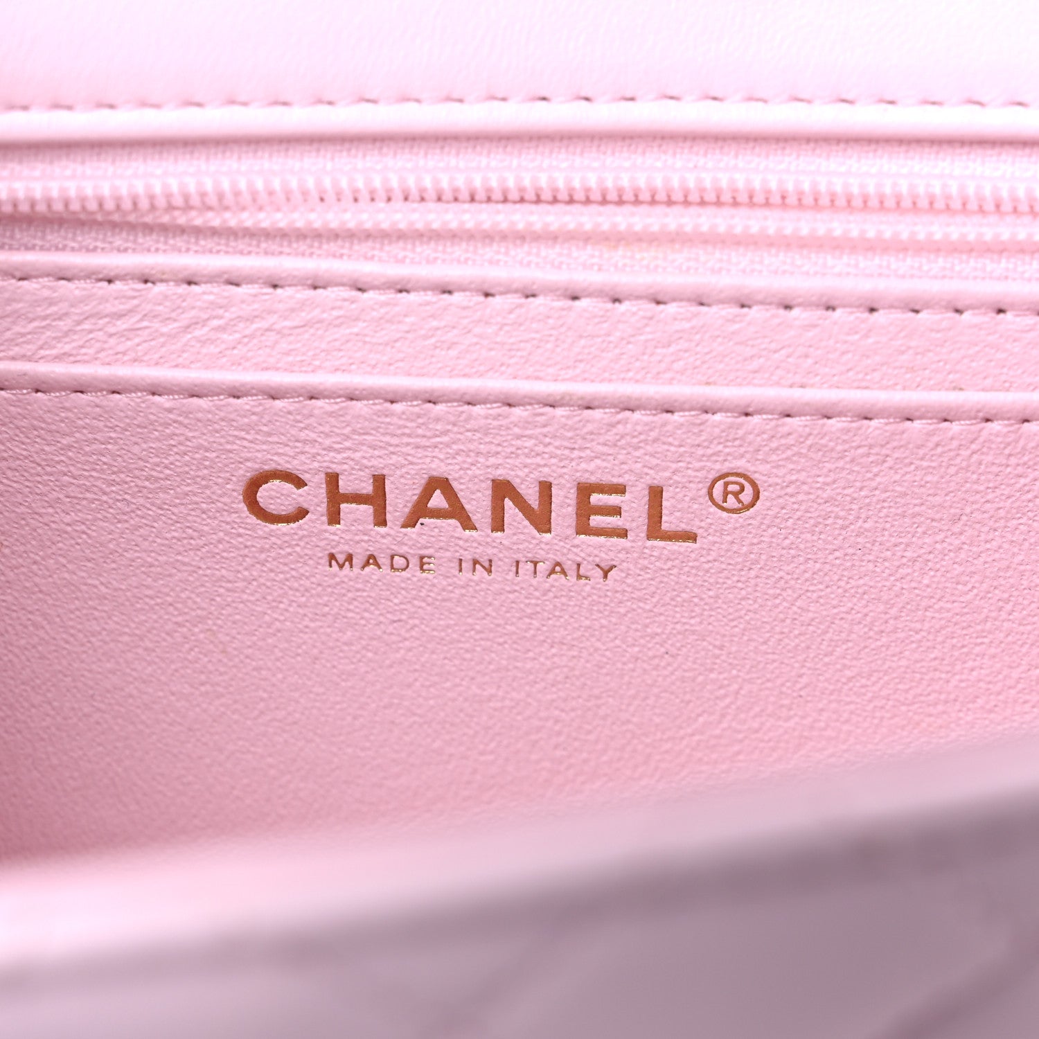Chanel Lambskin Quilted Mini Top Handle Rectangular Flap Light Pink 6 of 14