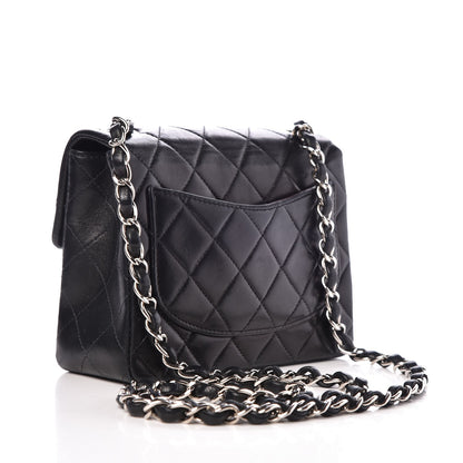 Chanel Lambskin Quilted Mini Square Flap Black 3 of 7