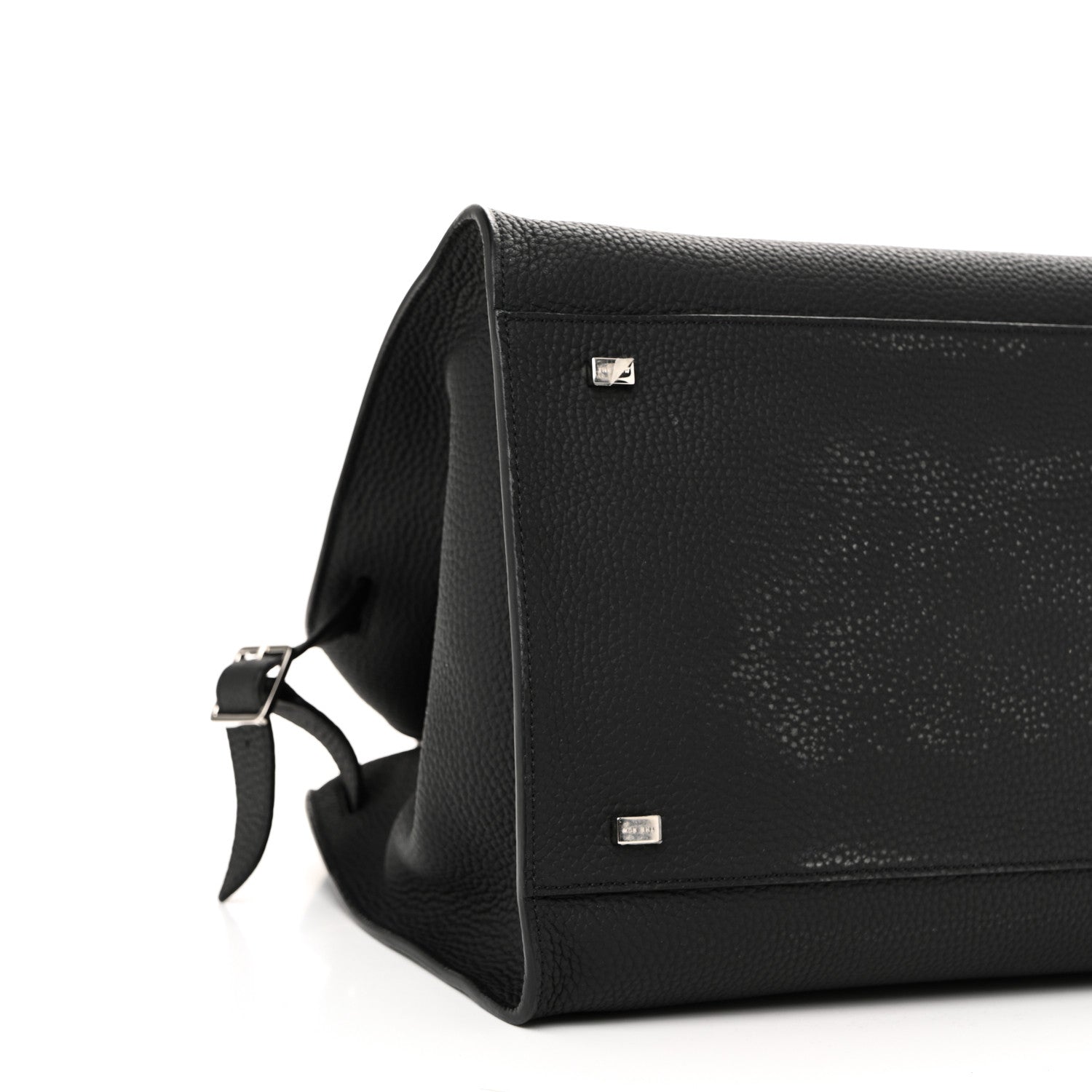 The Row Matte Grained Calfskin Soft Margaux 15 Black 8 of 9