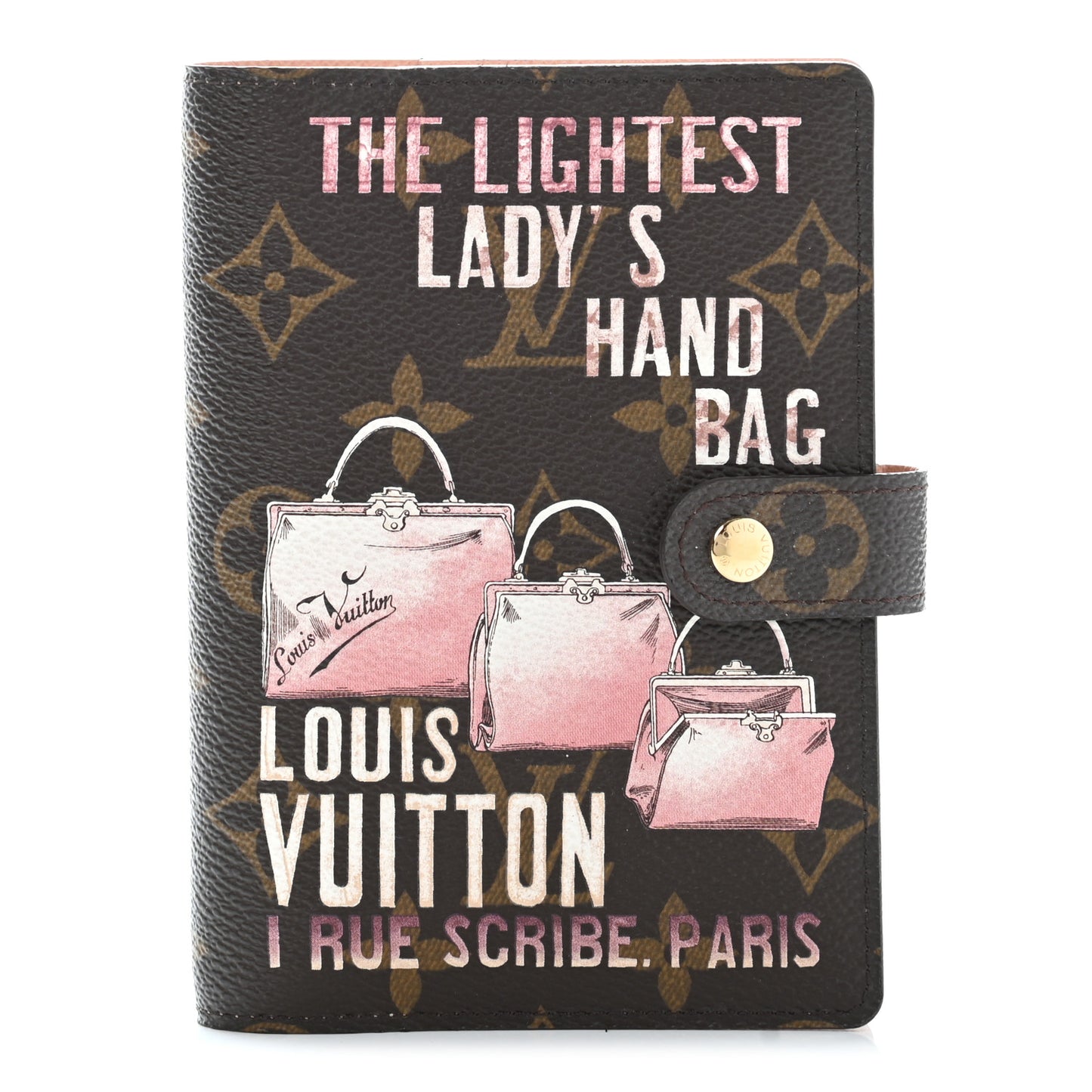 Monogram Affiche Small Ring Agenda Cover