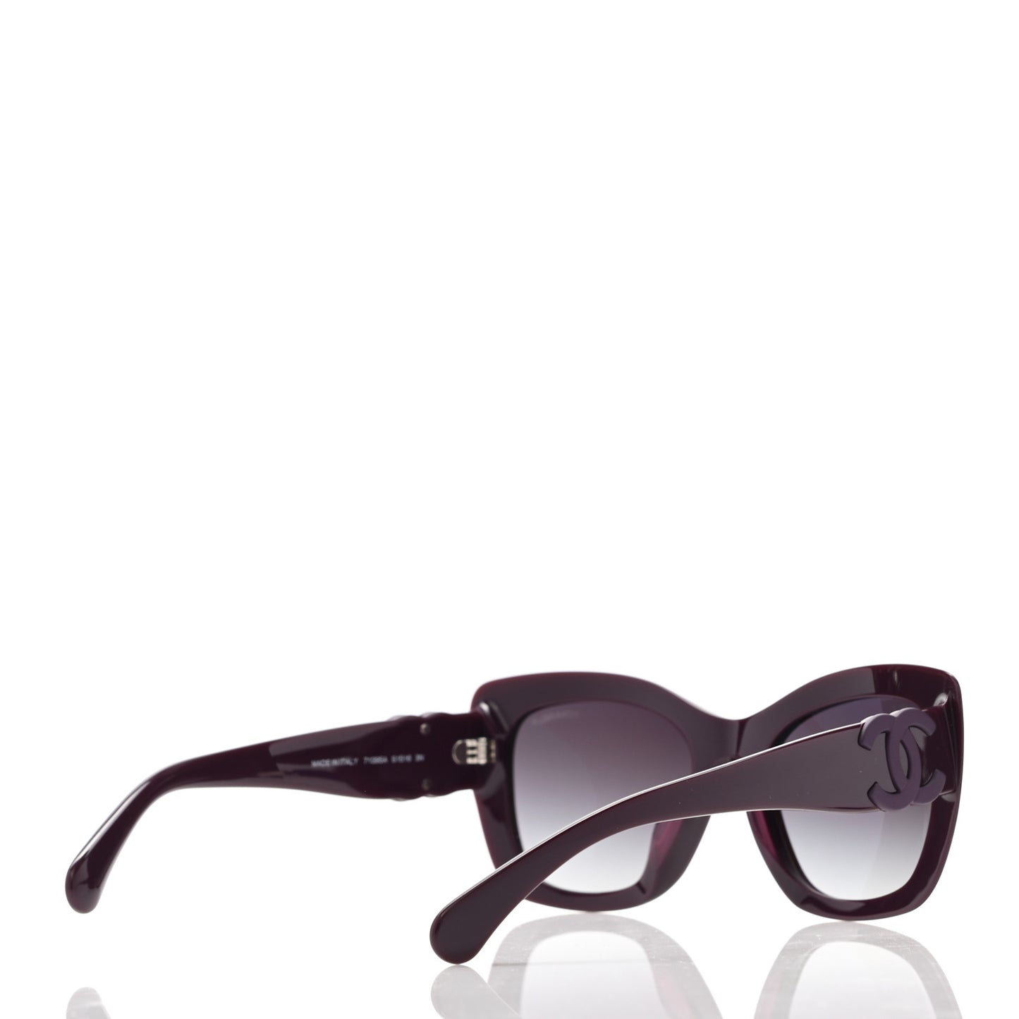 Acetate Square Sunglasses 71395 Purple