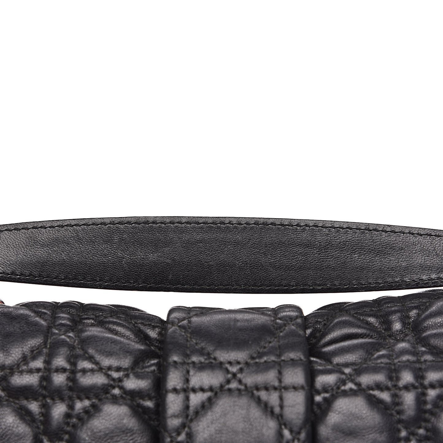 Lambskin Cannage New Lock Flap Black