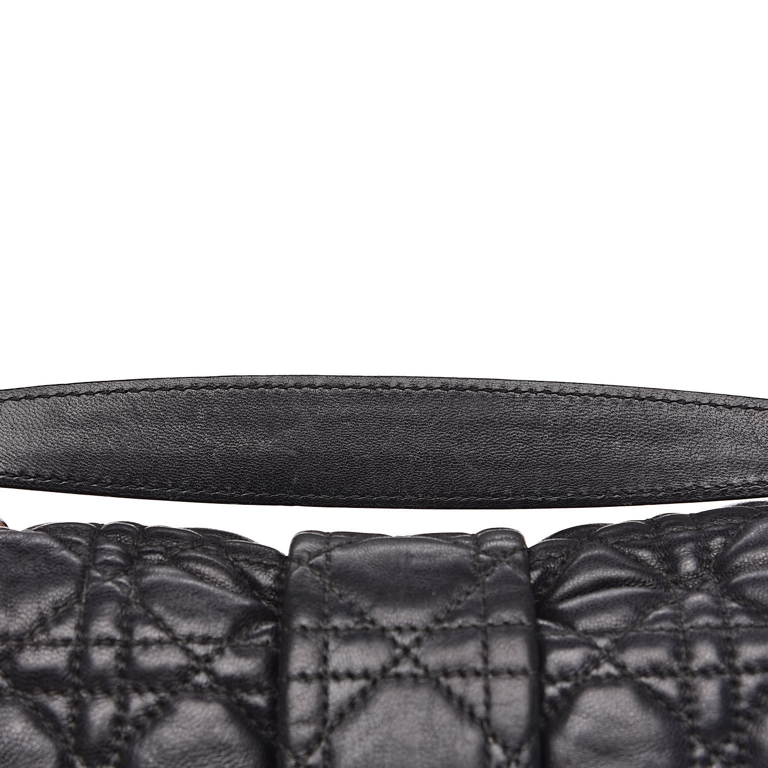Christian Dior Lambskin Cannage New Lock Flap Black 14 of 16