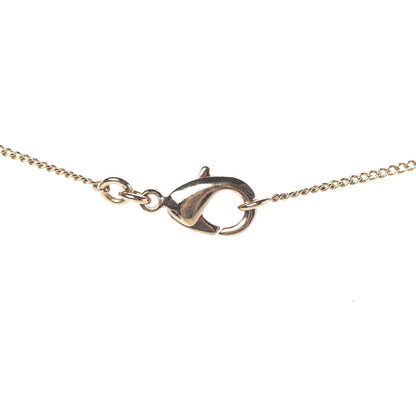Saint Laurent Brass Monogram Tassel Necklace Gold 5 of 6