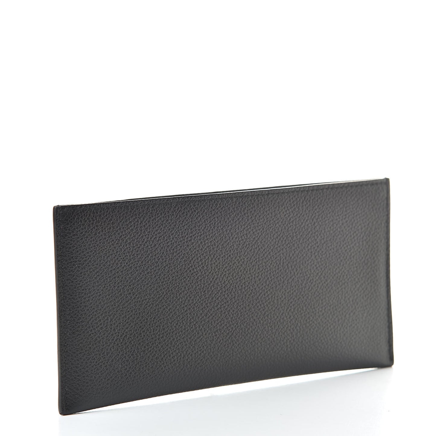 Calfskin Felicie Chain Wallet Card Holder Insert Black