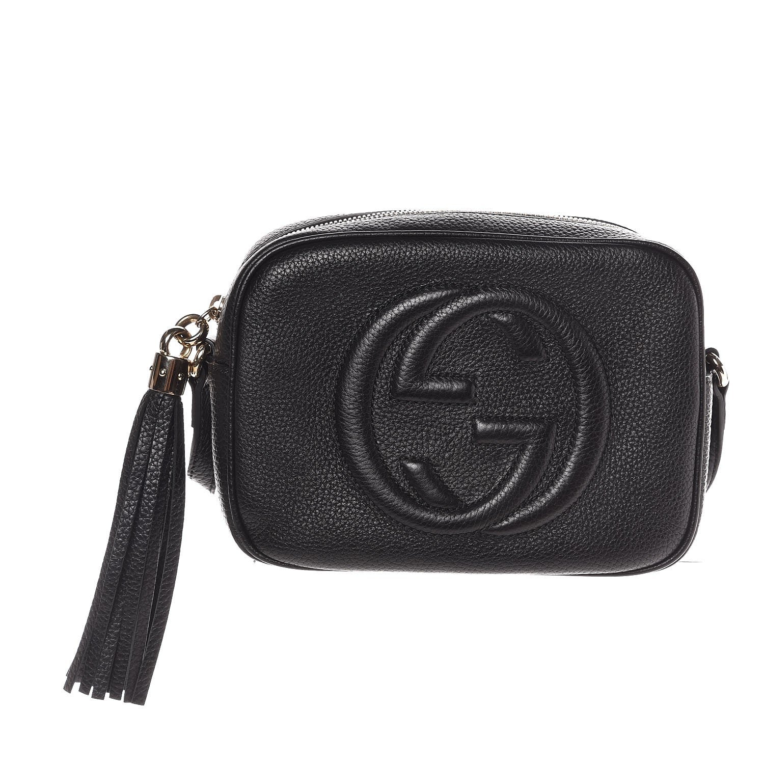 Gucci Pebbled Calfskin Small Soho Disco Bag Black 1 of 8