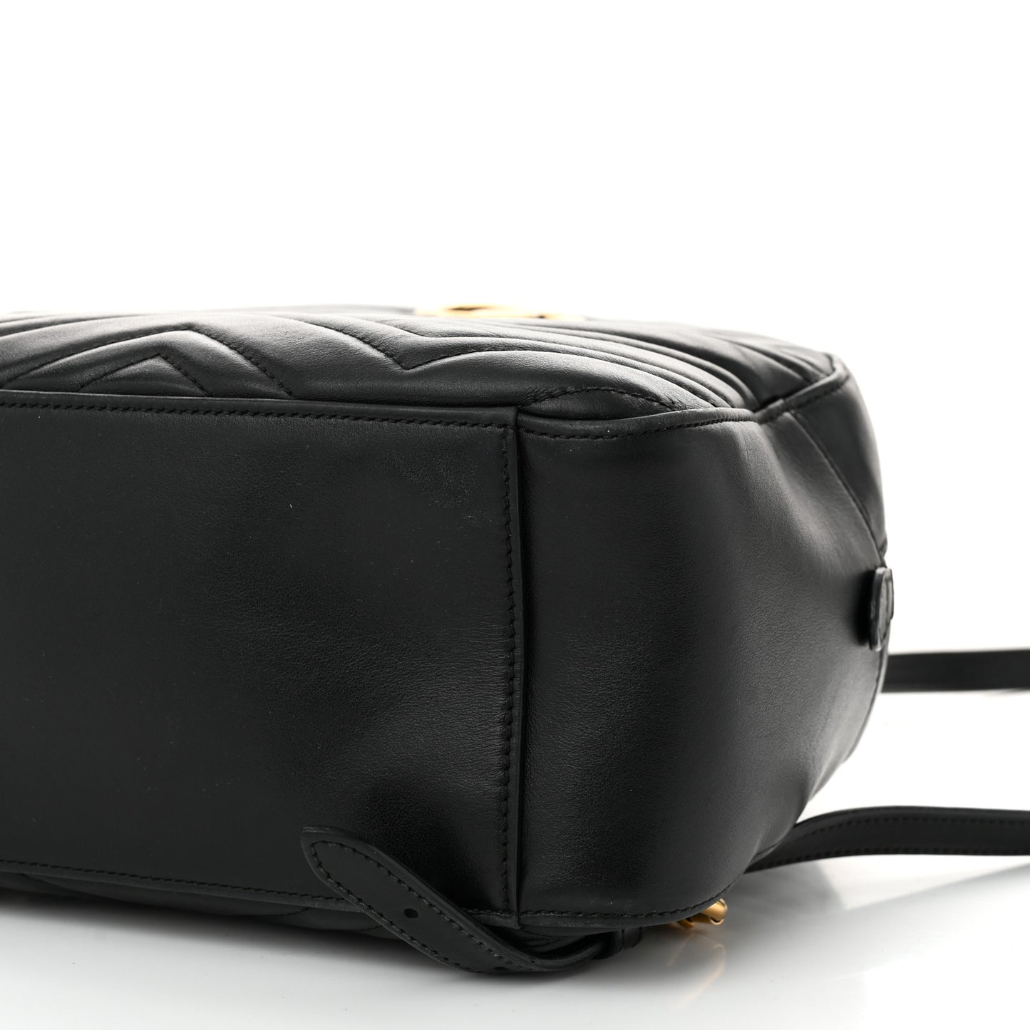 Calfskin Matelasse GG Marmont Dome Backpack Black