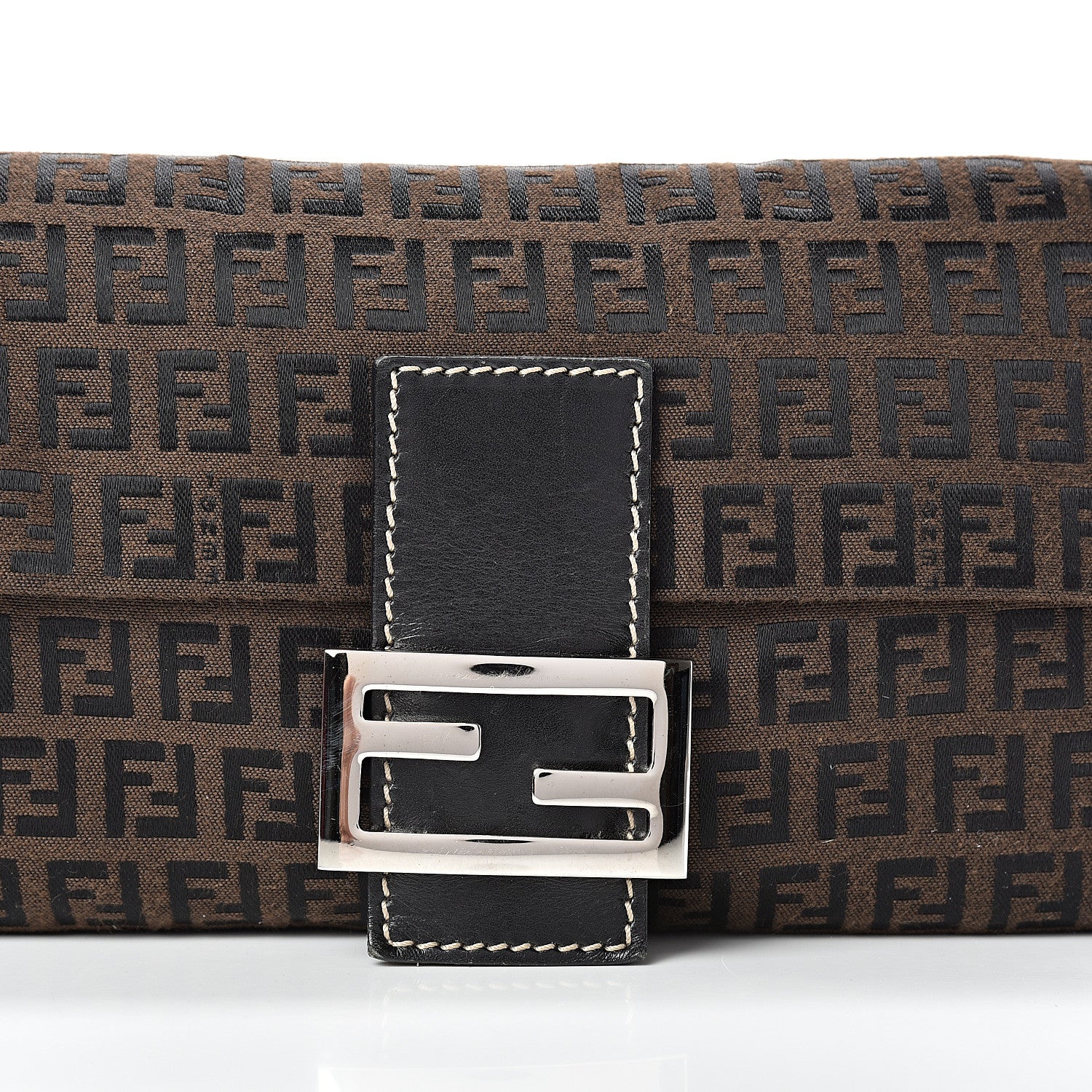 Fendi Zucchino Baguette Brown 7 of 9