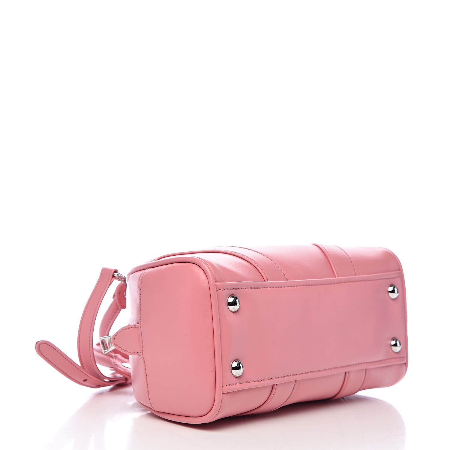 Prada Soft Calfskin Monochrome Bowling Bag Petalo 4 of 9