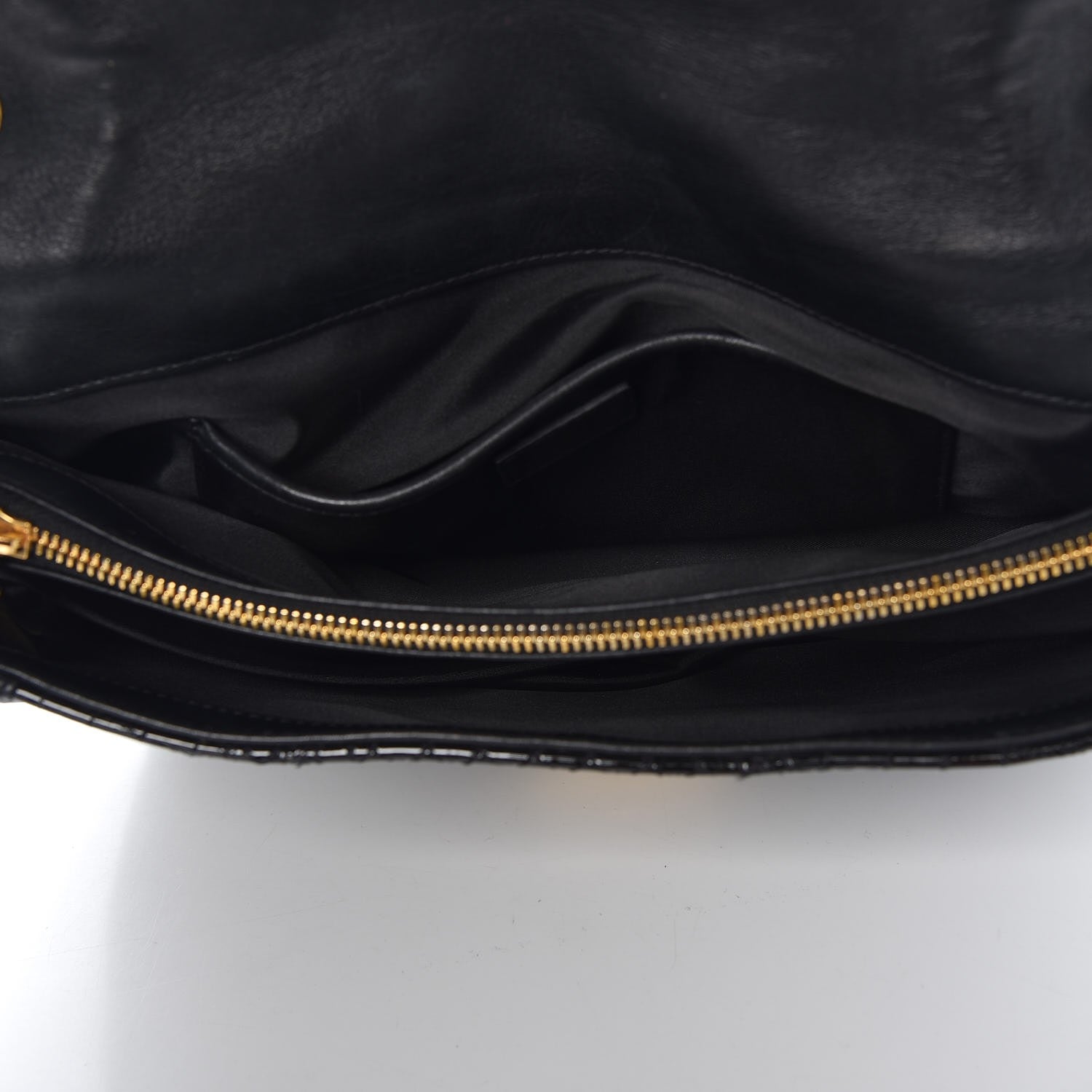 Versace Patent Vanitas Shoulder Bag Black 5 of 12