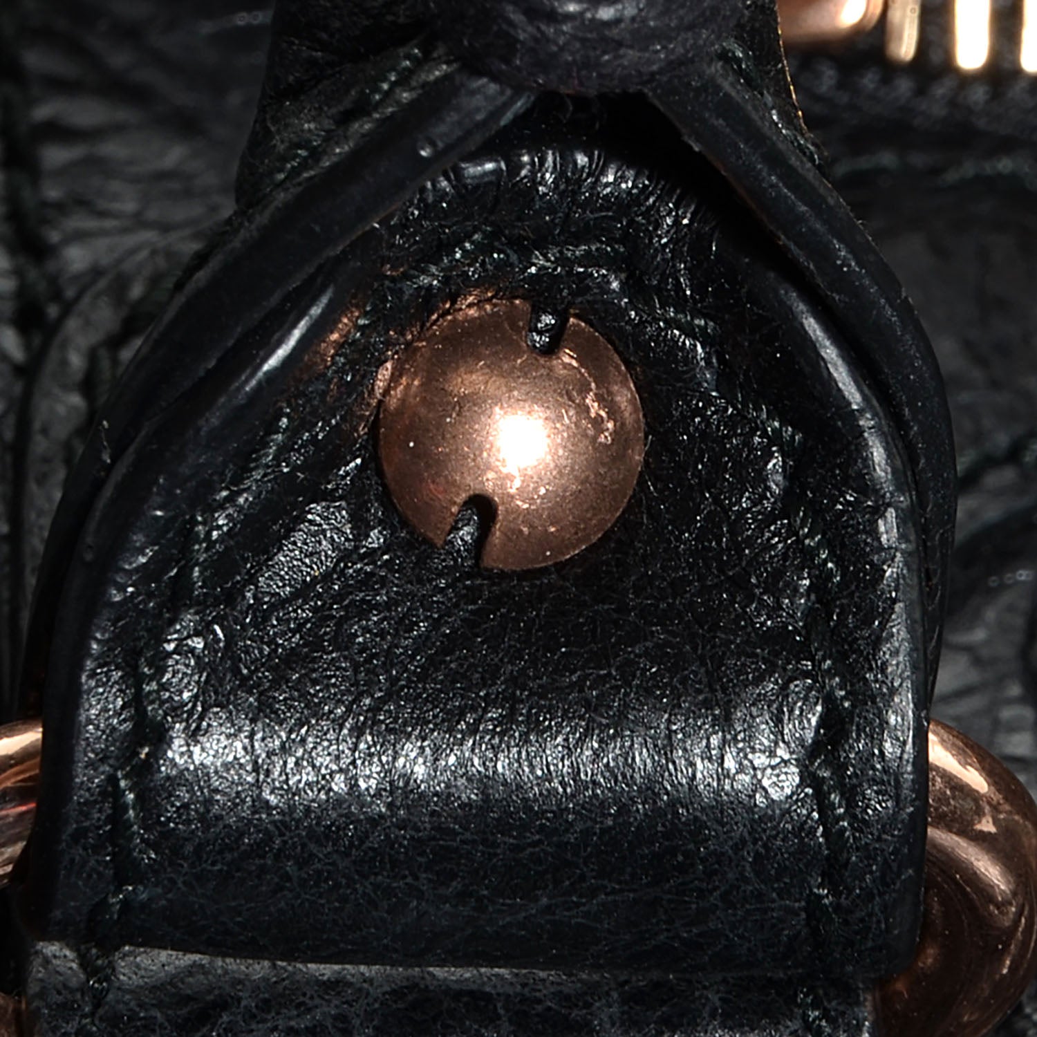 Balenciaga Agneau Giant 12 Rose Gold Hardware City Black 7 of 12