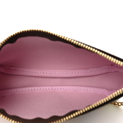 Louis Vuitton Monogram 2021 Christmas Animation Japanese Garden Mini Pochette Accessories Wisteria Pink 5 of 7
