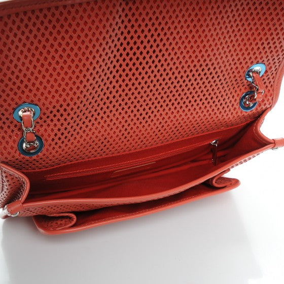 Chanel Perforated Calfskin Up In The Air Flap Red 5 of 8