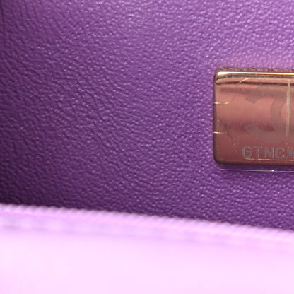 Chanel Lambskin Quilted Mini Rectangular Flap Purple 7 of 11