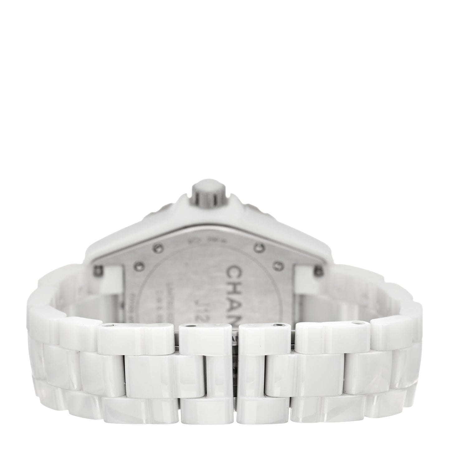 Stainless Steel Ceramic 38mm J12 Mirror Automatic Watch White