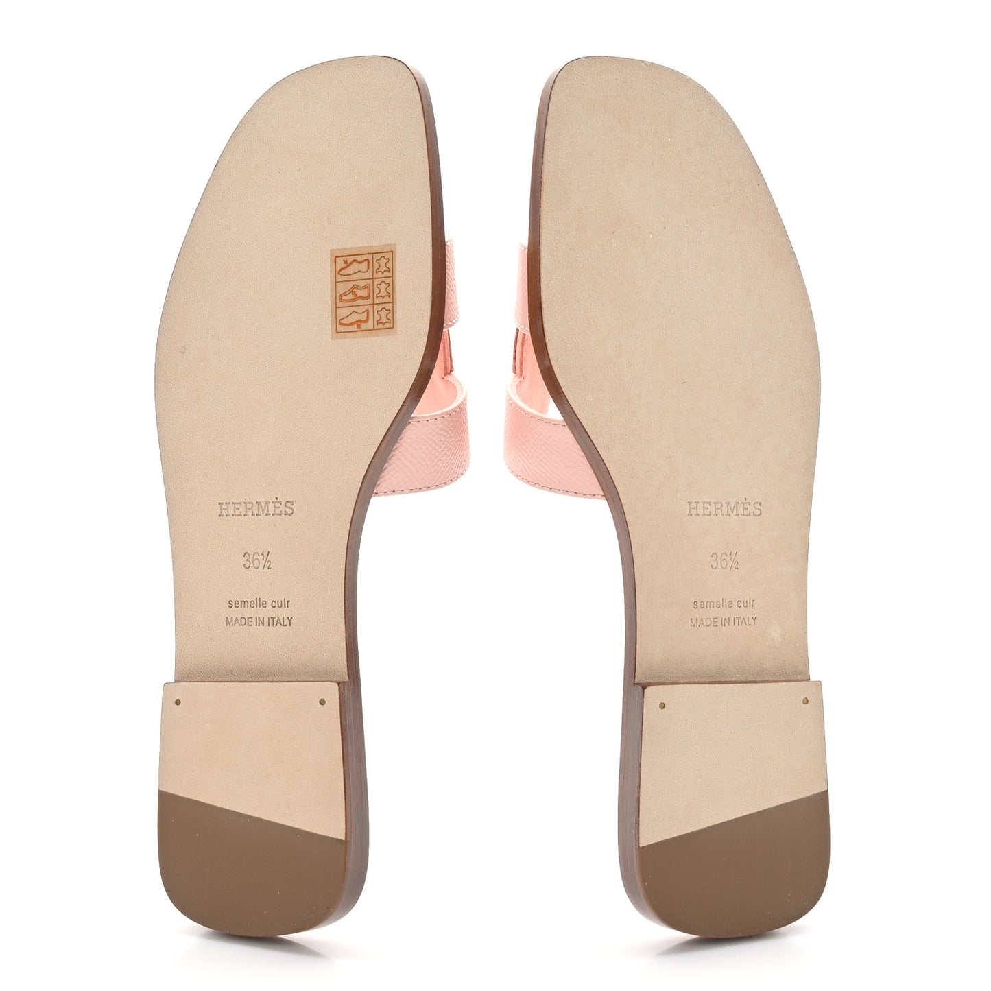 Epsom Oran Sandals 36.5 Rose Pale