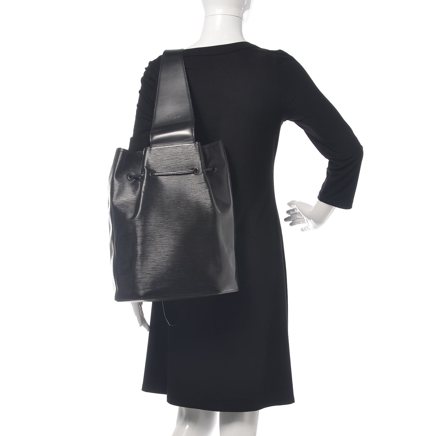 Epi Sac a Dos Drawstring Bag Black