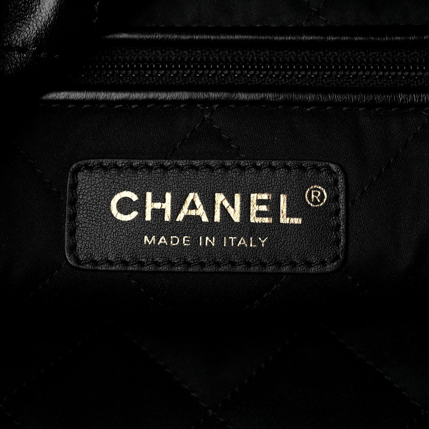 Chanel Shiny Calfskin Quilted Small Chanel 22 Black 7 of 11