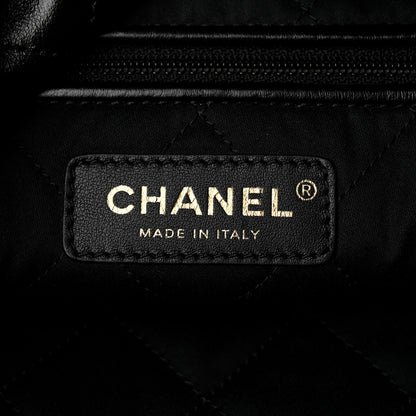 Chanel Shiny Calfskin Quilted Small Chanel 22 Black 7 of 11