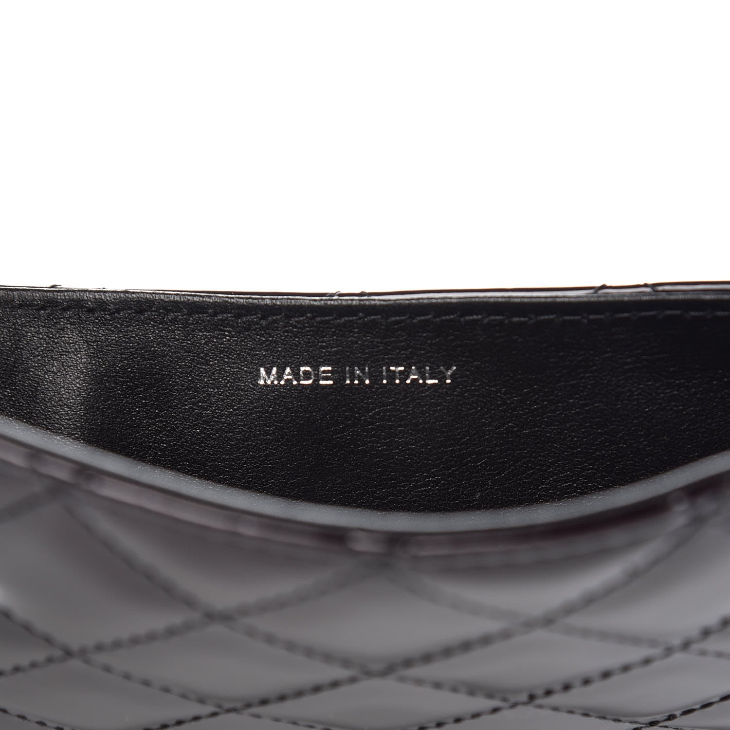 Chanel Patent Quilted Brilliant iPad Case Black 7 of 8