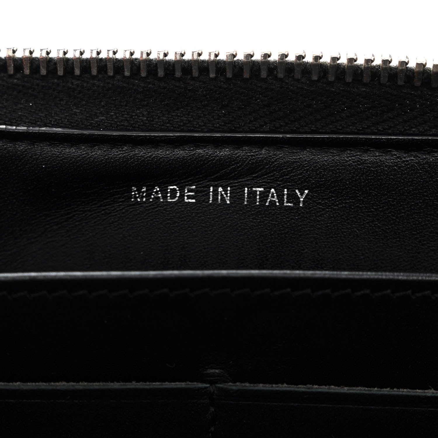 Chanel Patent Quilted Zip Around Wallet Black 7 of 11