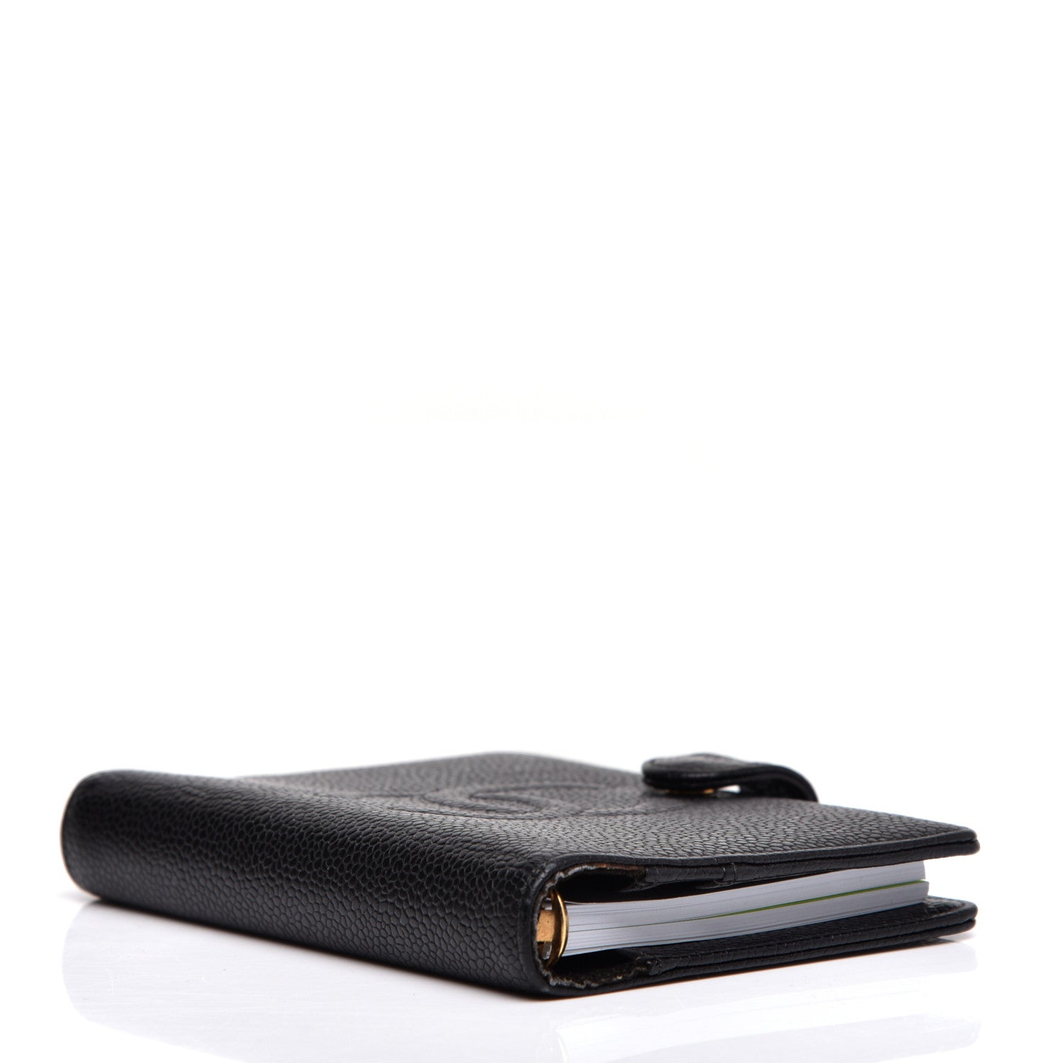 Chanel Caviar CC Small Ring Agenda Planner Black 4 of 14