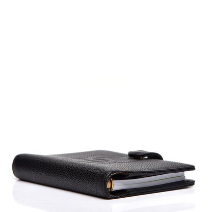 Chanel Caviar CC Small Ring Agenda Planner Black 4 of 14