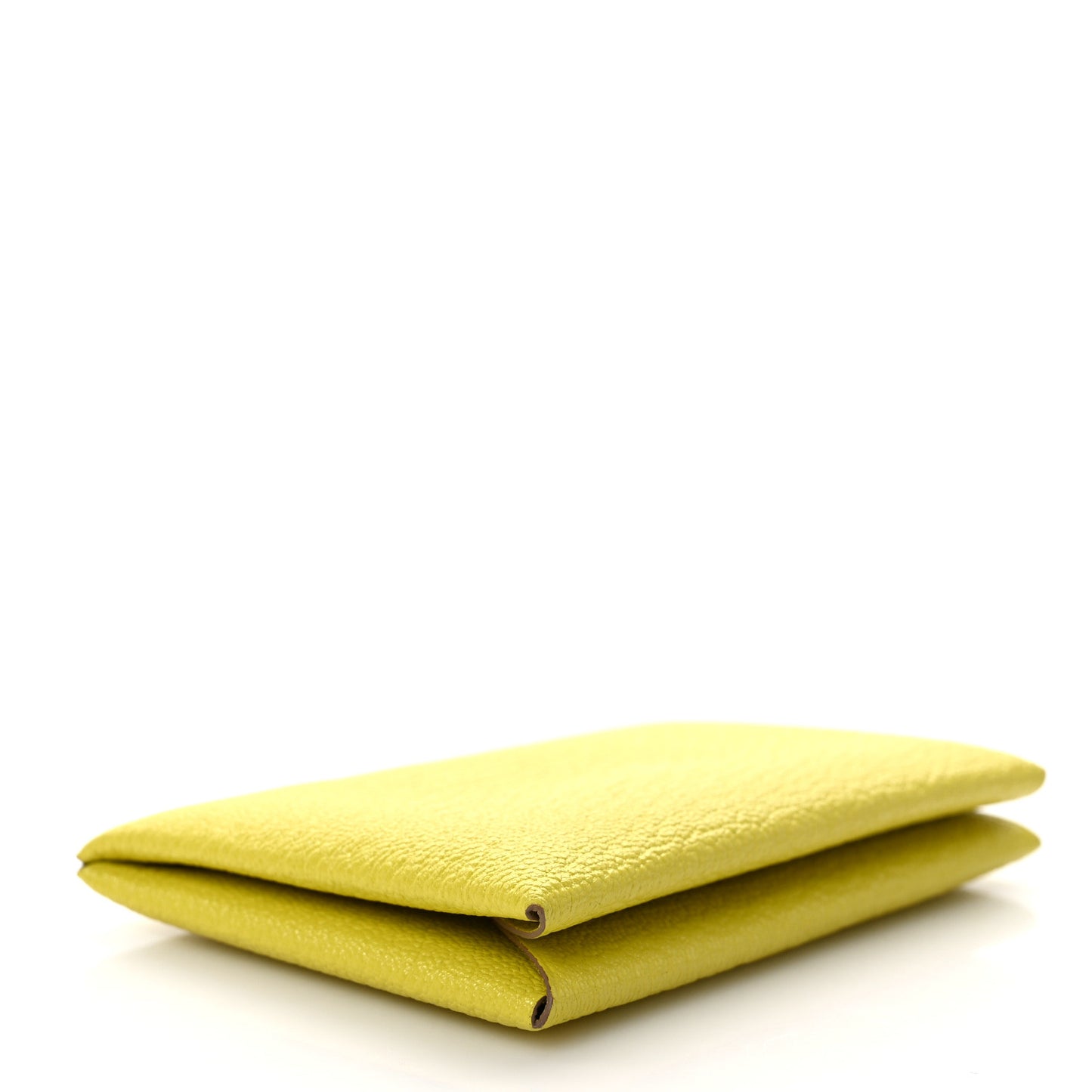 Chevre Mysore Calvi Card Case Lime