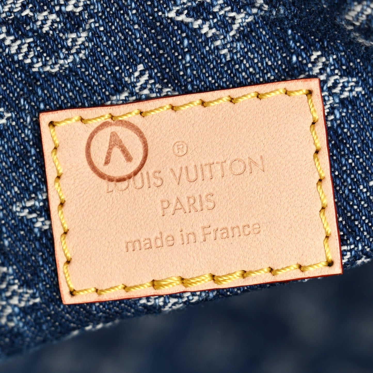 Denim Monogram New LV Remix Keepall Bandouliere 45 Blue