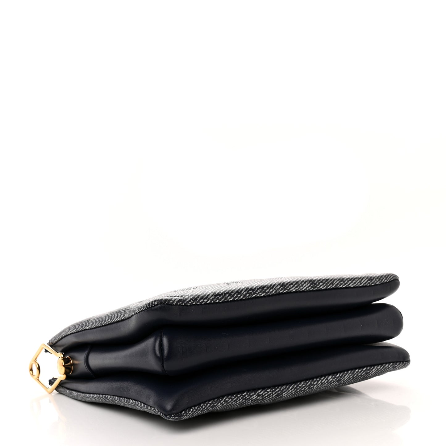 Lambskin Printed Monoglam Coussin PM Blue