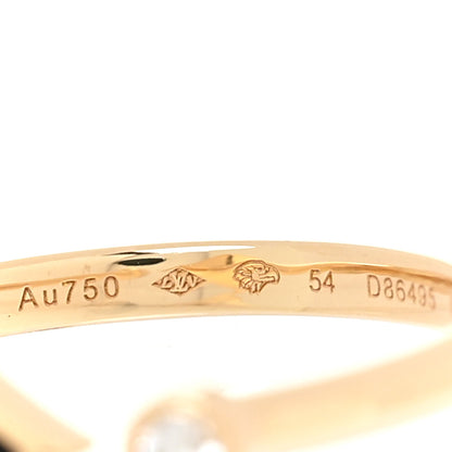 Louis Vuitton 18K Yellow Gold Diamond Black Onyx Color Blossom Mini Star Ring 54 6.75 5 of 7