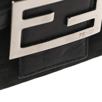 Fendi Zucchino Forever Continental Wallet Black 11 of 12
